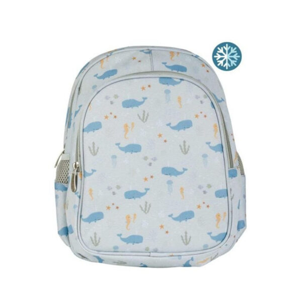 A Little Lovely Company Insulated Backpack: Ocean