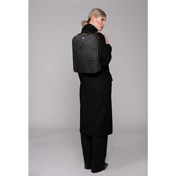 FMME Claire Backpack 13.3' Croco Black