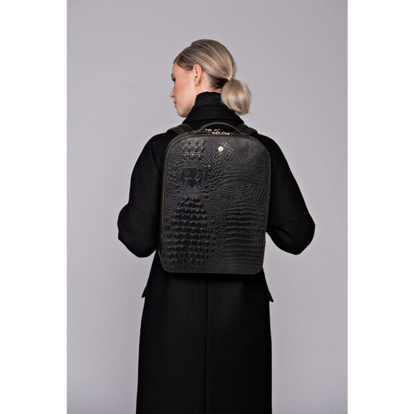 FMME Claire Backpack 13.3' Croco Black