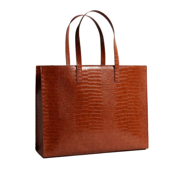Ted Baker Allicon Croc Detail EW Icon Dark Tan