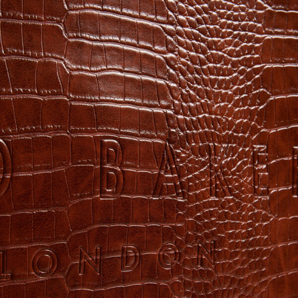 Ted Baker Croccon Croc Detail Large Icon Dark Tan