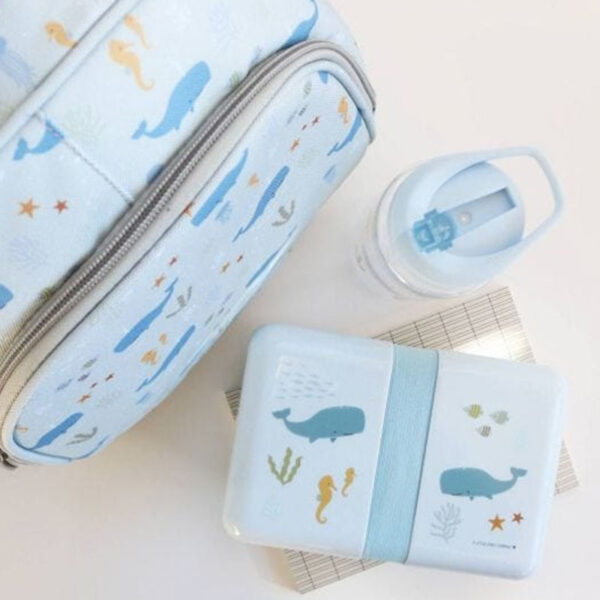 A Little Lovely Company Insulated Backpack: Ocean