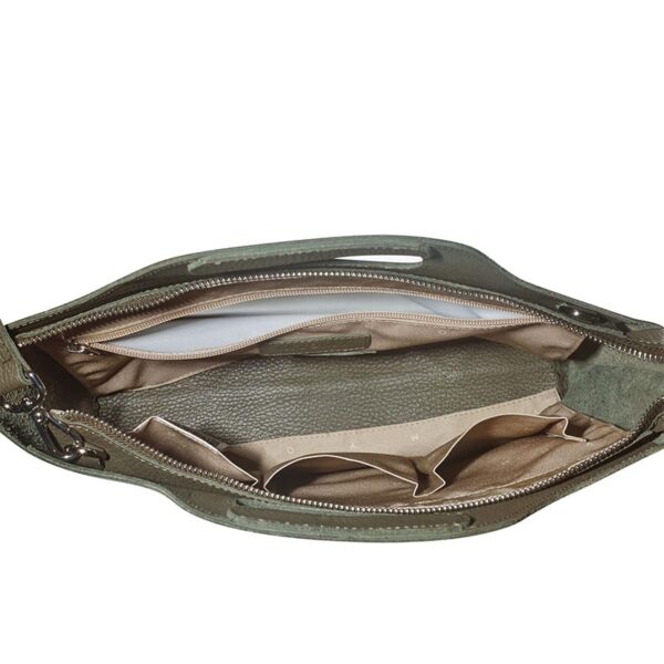 MYOMY My Paper Bag Carry Handbag Rambler Dark Green