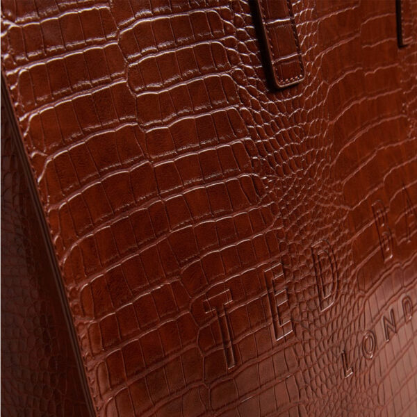 Ted Baker Allicon Croc Detail EW Icon Dark Tan