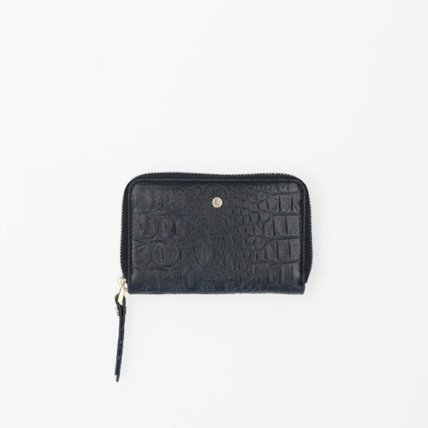 FMME Wallet Small Croco Black