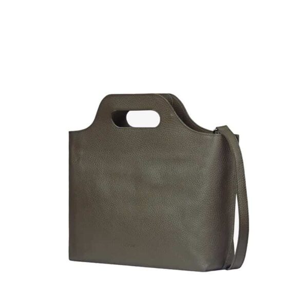 MYOMY My Paper Bag Carry Handbag Rambler Dark Green
