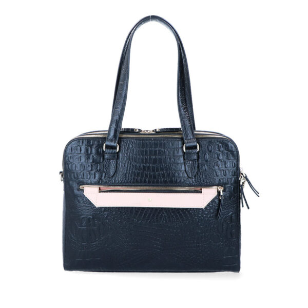 FMME Claudia Businessbag 15.6' Croco Black