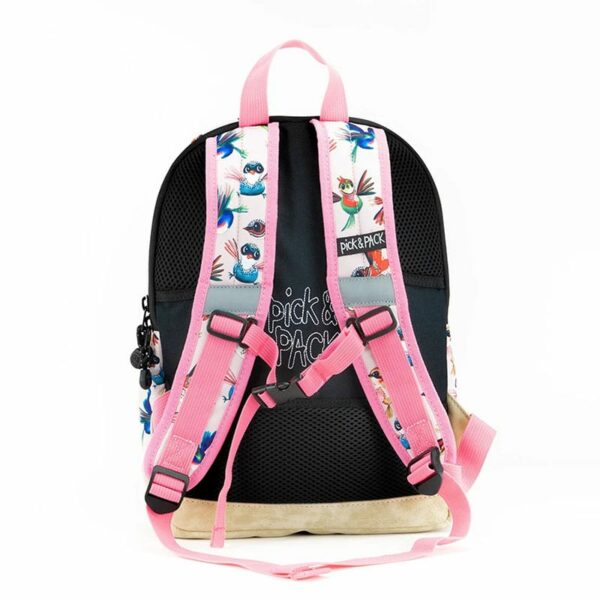 Pick & Pack Birds Backpack M Soft Pink