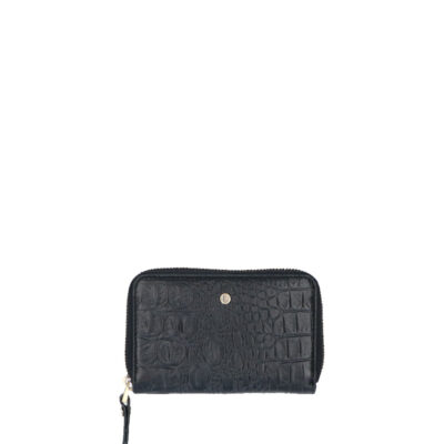 FMME Wallet Small Croco Black