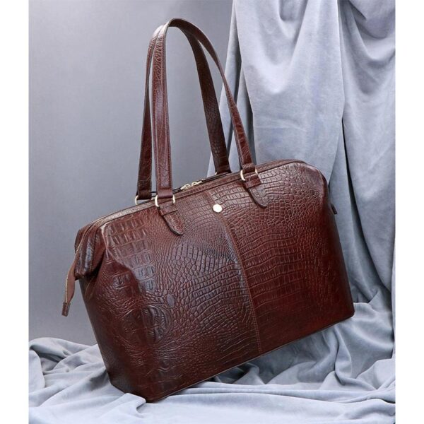 FMME Christy Businessbag 15.6' Croco Brown
