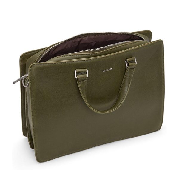 Matt & Nat David Vintage Briefcase Olive