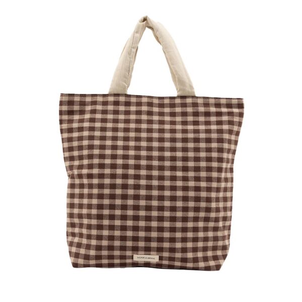 Monk & Anna Totebag Padded Mahogany