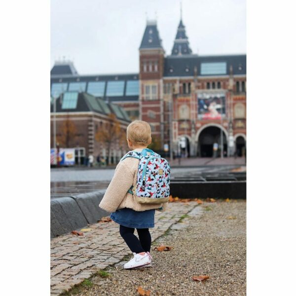 Pick & Pack Birds Backpack XS Dusty Blue
