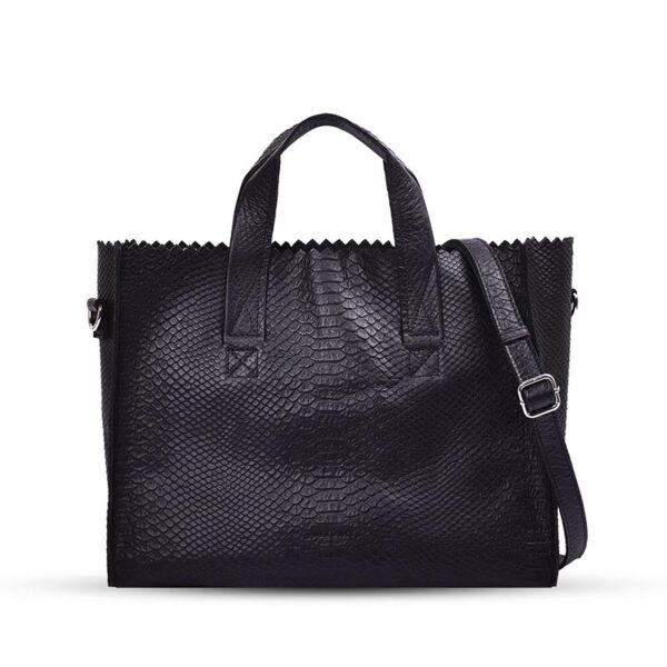 MYOMY CITY Amsterdam Midi Anaconda Black