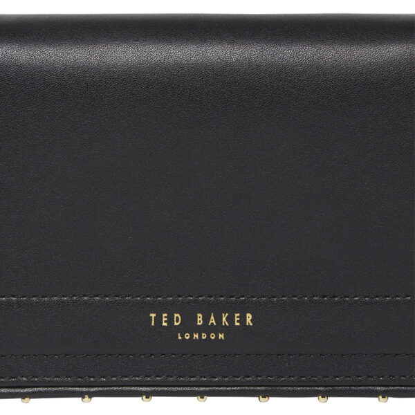Ted Baker Kahnisa Studded Edge Leather Purse Black