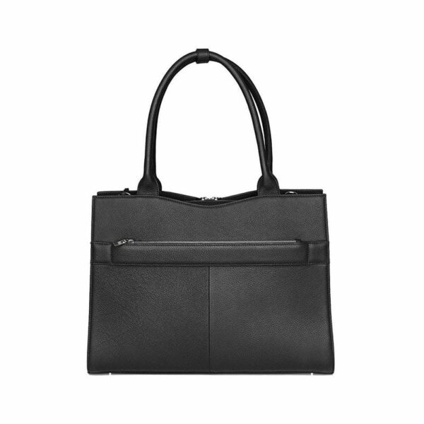Socha Genuine Leather Diamond Business Bag 15.6" Black