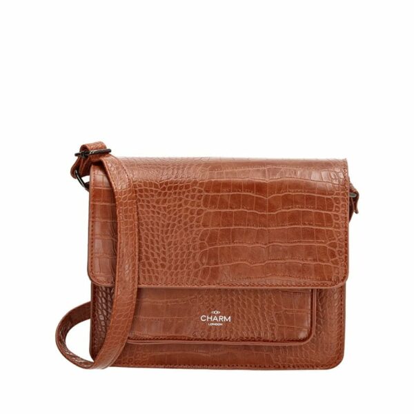 Charm London Midwood Shoulderbag Large Cognac