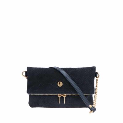 LouLou Essentiels 28CROSSBODY Sugar Snake Black