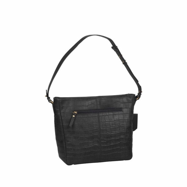 Burkely Croco Cassy Hobo Taupe