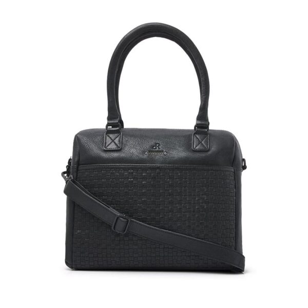 dR Amsterdam Tampa Braided Hand / Shoulderbag Black
