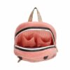 Zebra Metallic Leopard Backpack S Pink