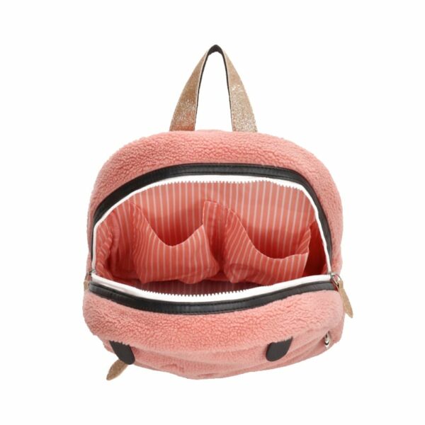 Zebra Metallic Leopard Backpack S Pink