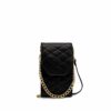 MŌSZ Bag Phone Bag Large Quilted Off white Shiny Light gold