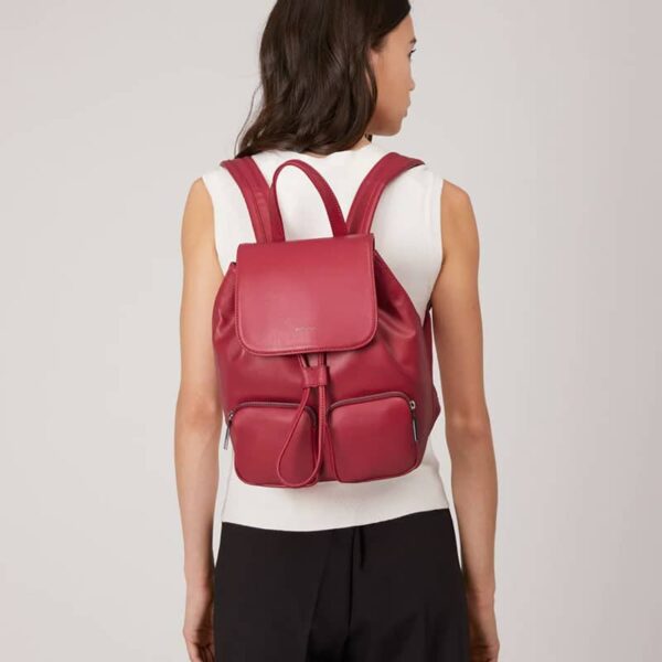 Matt & Nat Tatum Black Shiny Backpack