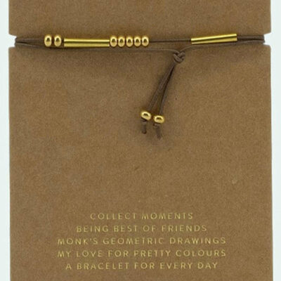 Monk & Anna friendship bracelet Olive