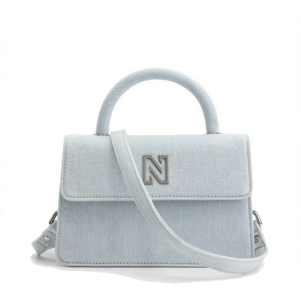 NIKKIE Small Handle Shoulderbag Black Denim