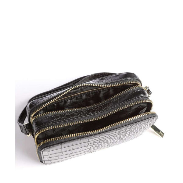 Ted Baker Stina Croc Effect Camera Bag Black
