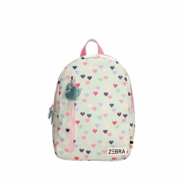 Zebra Girls Rugzak Mint Hartjes