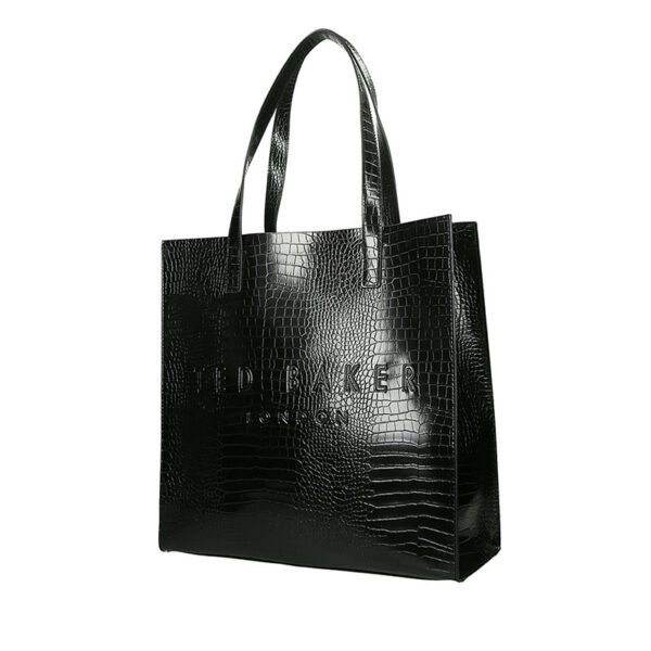 Ted Baker Croccon Croc Detail Large Icon Black