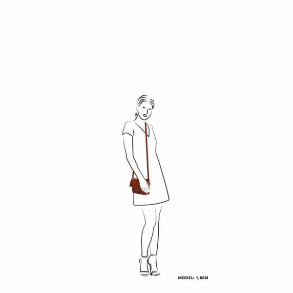 Charm London Midwood Shoulderbag Large Cognac