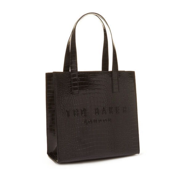 Ted Baker Reptcon Croc Detail Small Icon Black