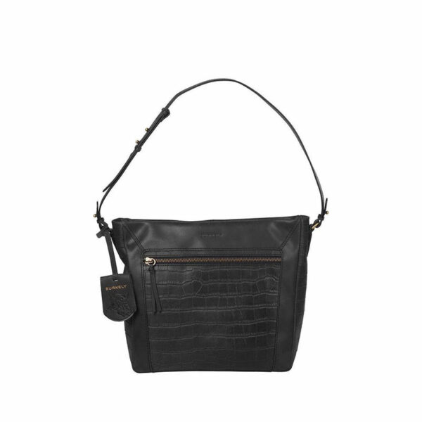 Burkely Croco Cassy Hobo Taupe