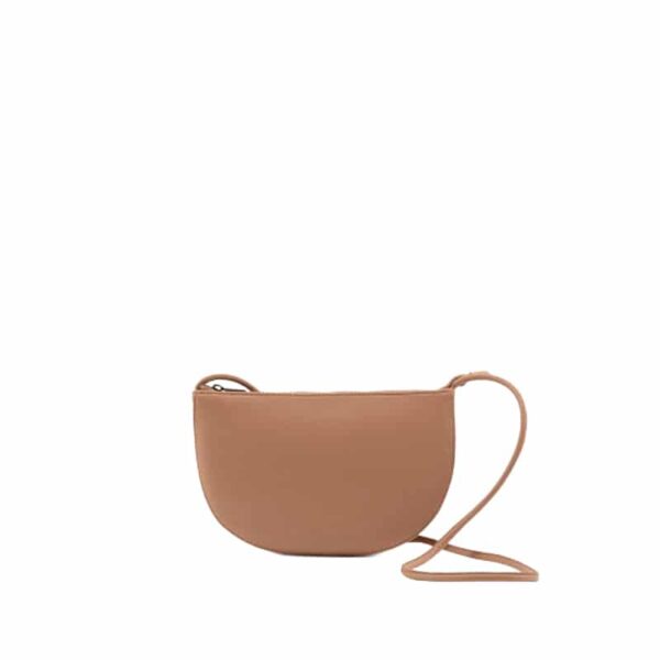 Monk & Anna Farou Half Moon Bag Grain Nougat