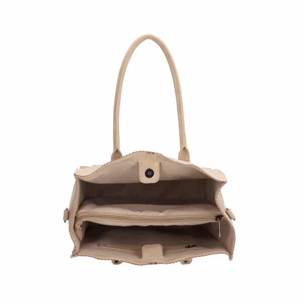 Zebra Rosa XL Shopper Sand