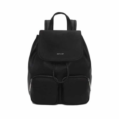 Matt & Nat Tatum Black Shiny Backpack