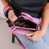 MŌSZ Naomi Crossbody Plain Jungle Black Shiny Light Gold