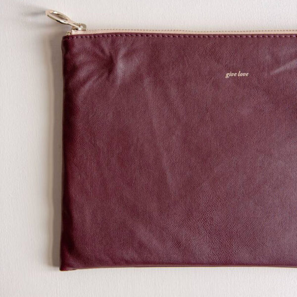 TINNE + MIA Feel Good Pouch XL Burgundy