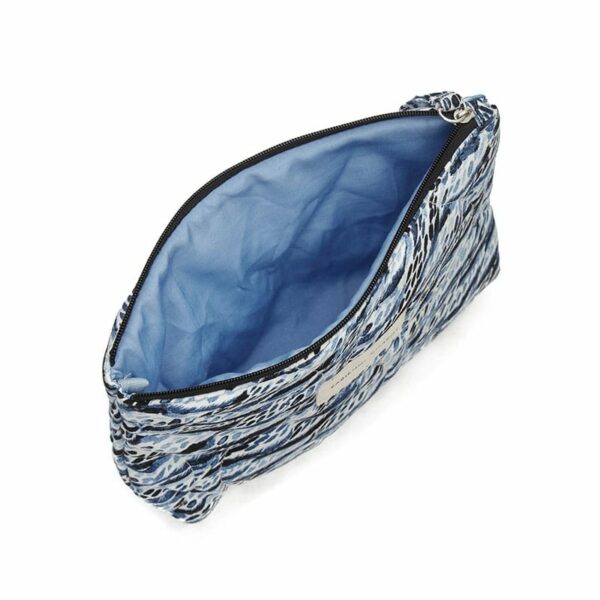 Fabienne Chapot Make Up Bag Cream White  / Ocean Bl Sassy Sardines
