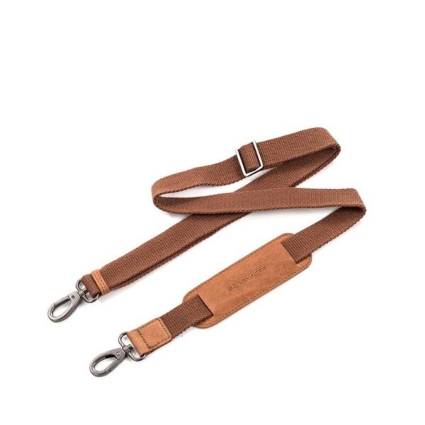 Plevier Amber leren damestas 2-vaks15.6 inch cognac