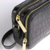 Ted Baker Stina Croc Effect Camera Bag Black