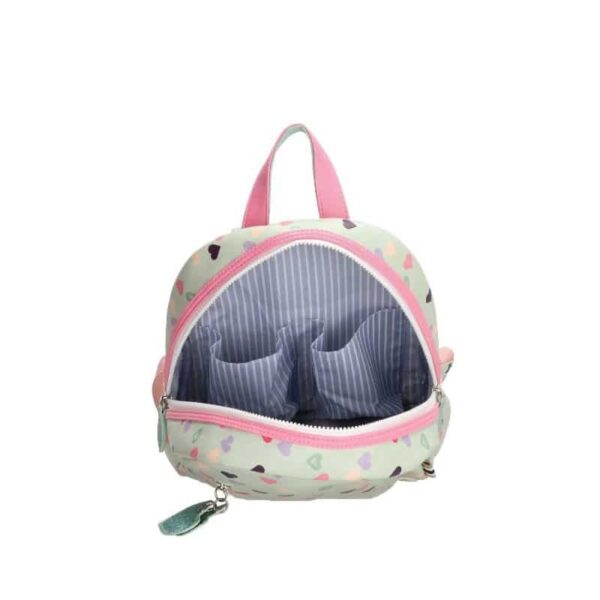 Zebra Girls Rugzak Mint Hartjes