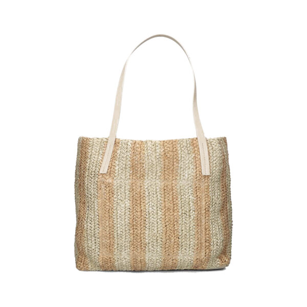 Fred De La Bretoniere Shopper White/Sand