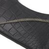 dR Amsterdam Laurel Croco Shoulderbag Black