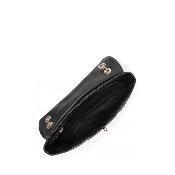 Ted Baker Ayahli Leather Puffer Quilted Shoulder Bag Black