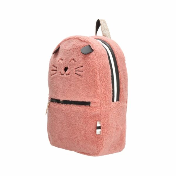 Zebra Metallic Leopard Backpack S Pink