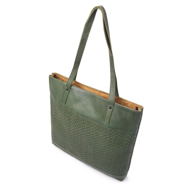 dR Amsterdam Tampa Braided Shopper Black